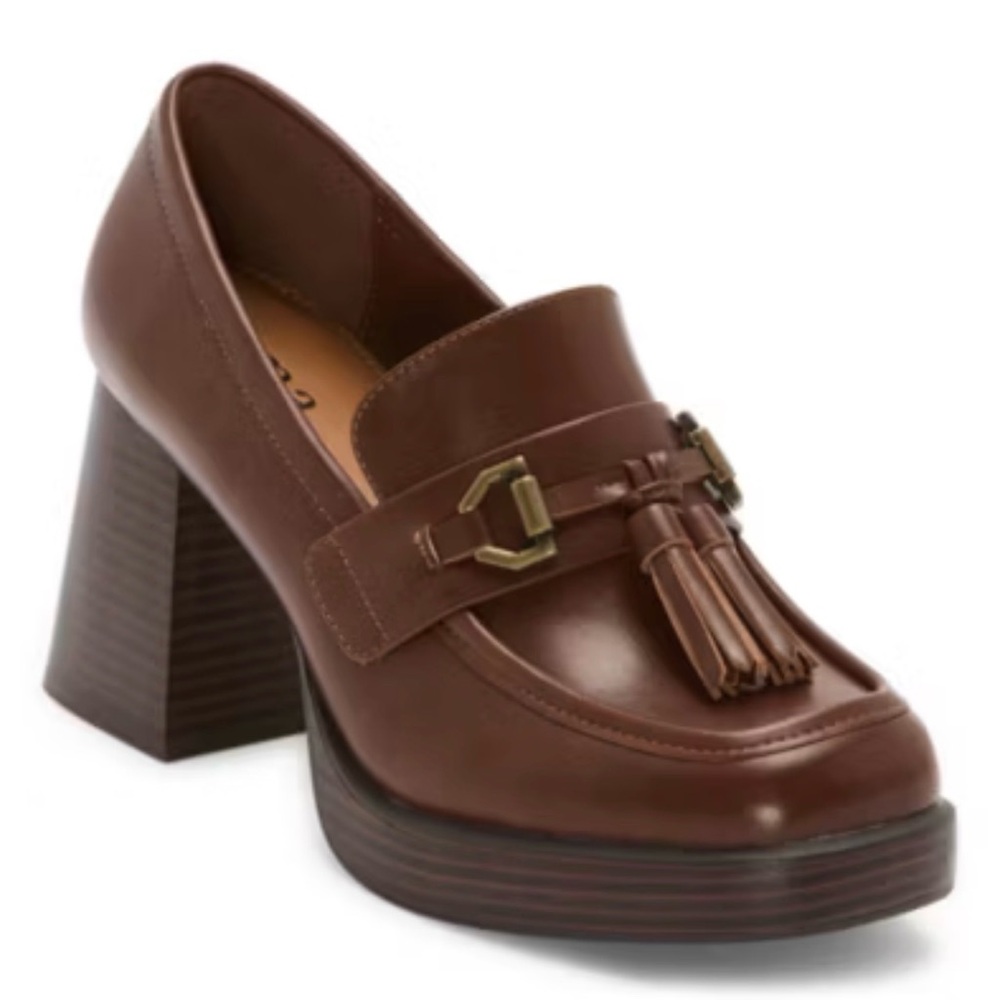 a.n.a Women’s Platform Tassel Slip-On Loafers Size 9